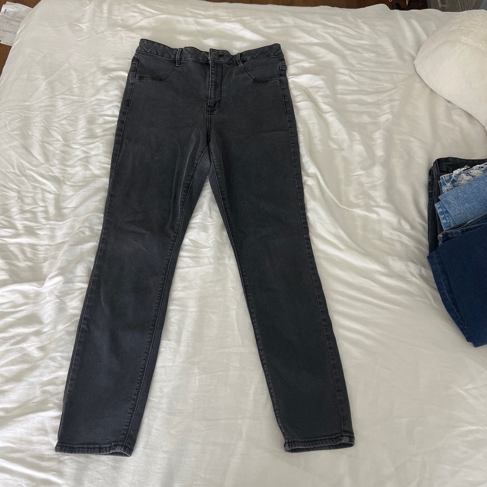 Sky high skinny jeans